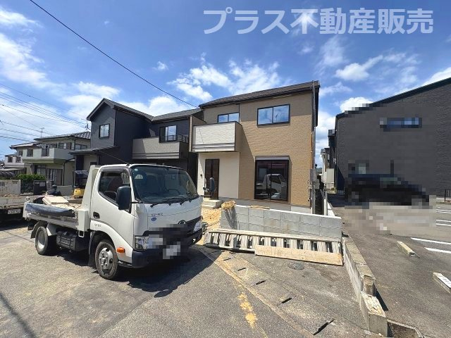 【外観】 | 糟屋郡須恵町新原第1　B号棟（全2棟）【仲介手数料無料・0円】 | 現地写真。プラス不動産販売なら、現場の全ての棟をまとめてご見学頂けます。
