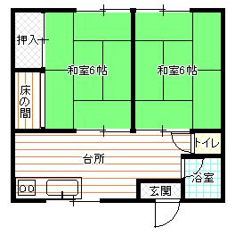 田中アパートの間取り