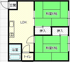 コーポみずほＡの間取り