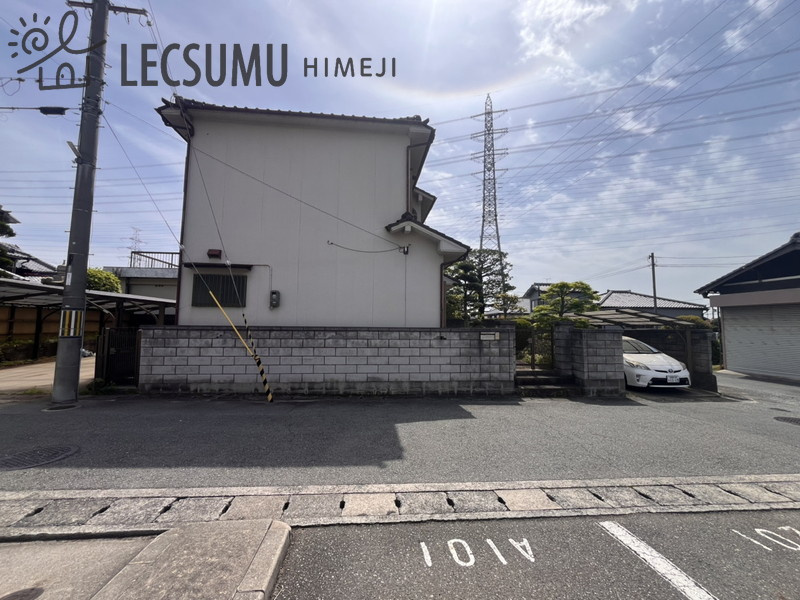 姫路市北原/売土地の前面道路含む現地写真