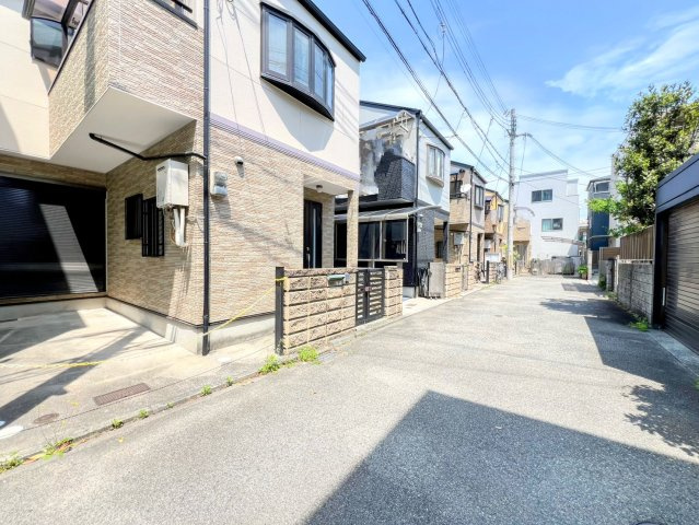 笠屋町の前面道路含む現地写真|前面道路