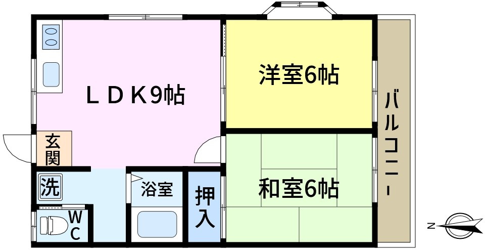 サンハイツの間取り