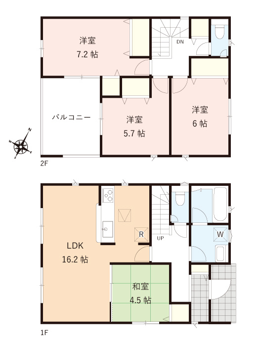 富士見市大字東大久保の新築一戸建の間取り|敷地60坪～63坪のゆとりの敷地に建つ新築戸建全4棟！
駅前の喧騒から離れた落ち着いた住環境です。
資料請求やご見学などお気軽にお問い合わせください。