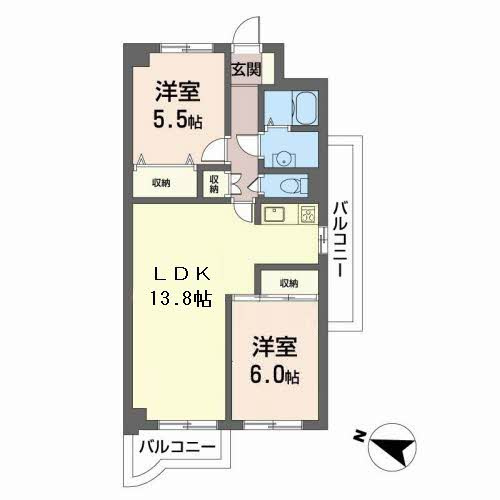 パークサイド伊藤の間取り