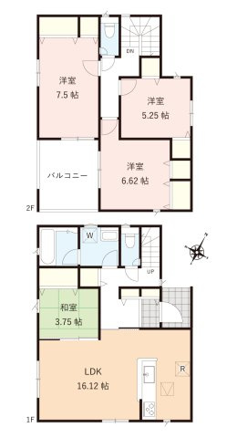 富士見市大字東大久保の新築一戸建の間取り|敷地60坪～63坪のゆとりの敷地に建つ新築戸建全4棟！
駅前の喧騒から離れた落ち着いた住環境です。
資料請求やご見学などお気軽にお問い合わせください。