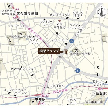 桐栄グランデ（トウエイグランデ）の地図