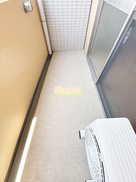 ヴィラフェリーチェのバルコニー