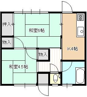 山本アパートの間取り