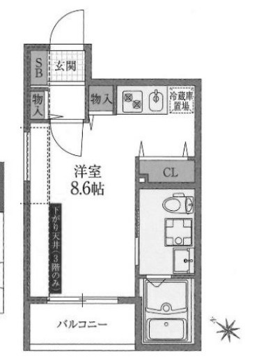 サンクラッソ神戸山手の間取り