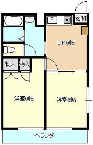 ヴィラハイム小正の間取り