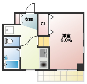 【間取り】 | カントリー青葉ハイツ