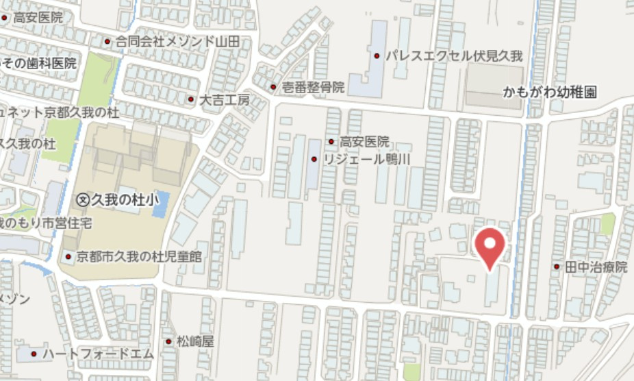 京都市伏見区羽束師鴨川町　新築戸建の地図