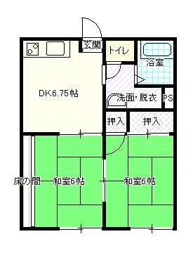 ホワイトコーポの間取り