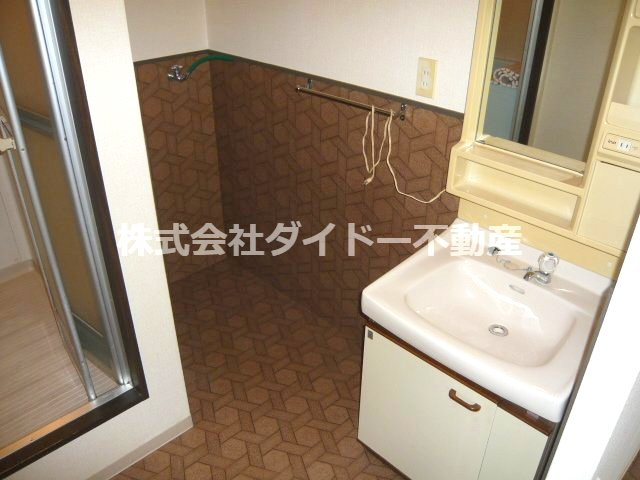 ホワイトコーポの洗面所