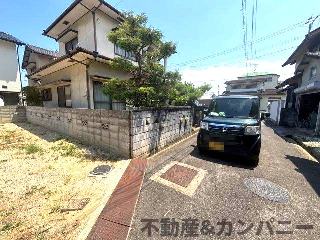 伊予市下吾川のおトチ　伊予市下吾川売土地の前面道路含む現地写真|前面道路含む現地写真です
