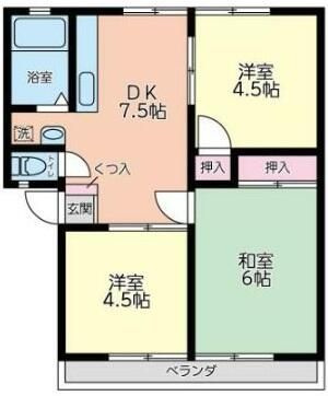 コーポ平澤の間取り