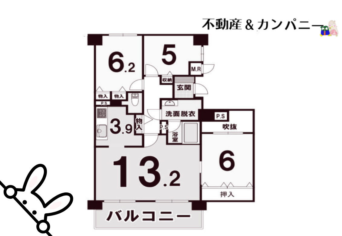 枝松パークホームズの間取り