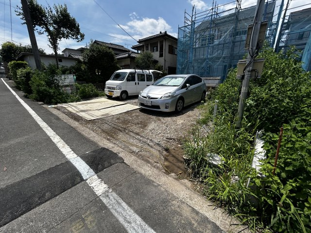 新築　高崎市片岡町2丁目　Heartful　Town　A号棟の駐車場|現地写真　駐車スペースは並列3台分可能です！
