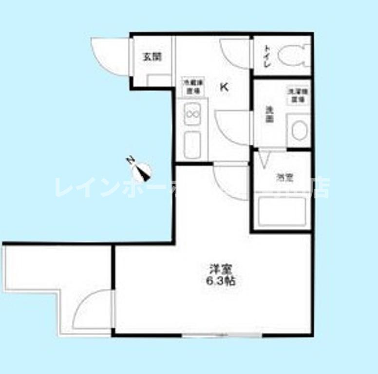 Axisel　Seishin※初期費用分割後払いサービス利用可能物件の間取り