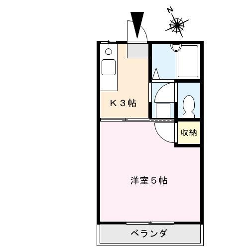 シャトレM’S弐番館【キャッシュバック対象物件】の間取り
