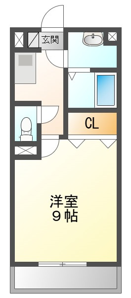 Ｃｒｅａｒｌ(クレアール)の間取り