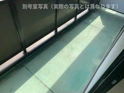 御駒ハイツのバルコニー