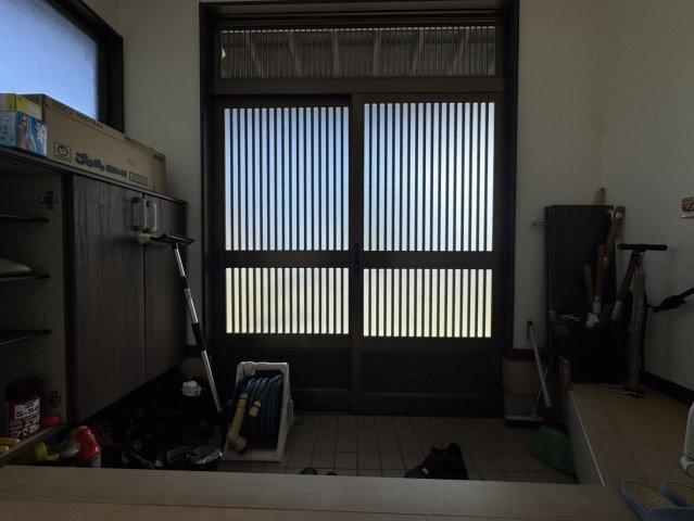 築浅同然♪駐車場×お庭広々でお得な大田原市の中古物件の玄関
