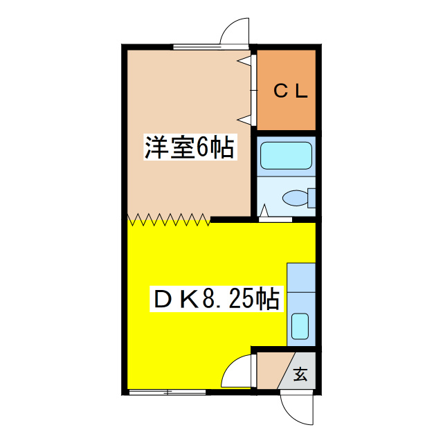 グリーンアップルの間取り