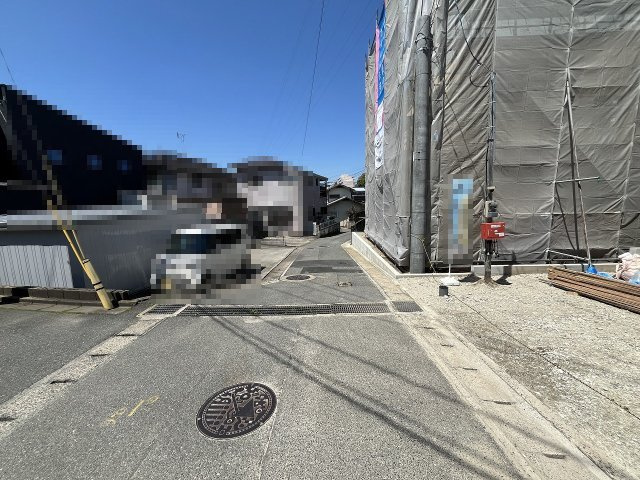 【その他】 | 福岡市早良区梅林7丁目第6　1号棟（全4棟）【仲介手数料無料・0円】 | 現地写真。前面道路です。
