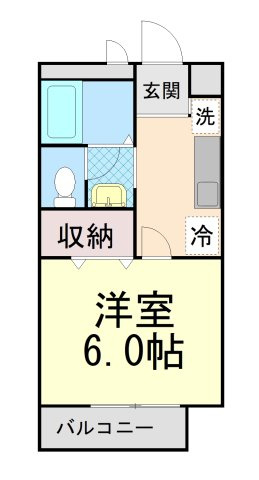ウインデイア中山手　Bの間取り