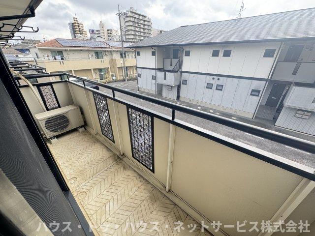 アリュール　Bのバルコニー