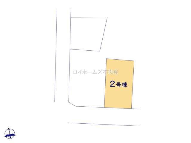 【区画図】 | 知多郡武豊町大字東大高字本田5-48『仲介料無料』新築戸建て | 2号棟