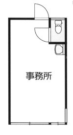 高丘北長谷川様貸事務所西の間取り