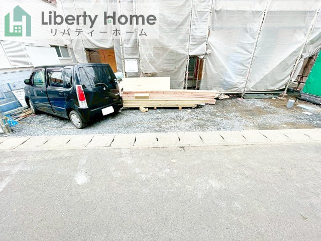 水戸市曙町　新築戸建　A号棟の駐車場