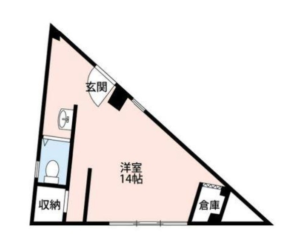 横浜市南区井土ケ谷上町の店舗事務所の間取り