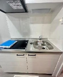 八王子市大塚の一棟アパートのキッチン