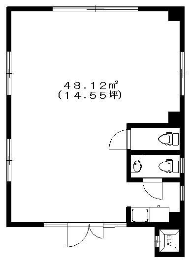 【間取り】 | 河内ビル |  
