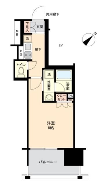 ブラントン蔵前の間取り