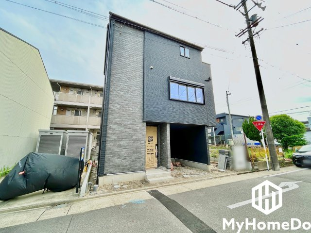 北区大杉　1期の前面道路含む現地写真|5月2日 現場写真