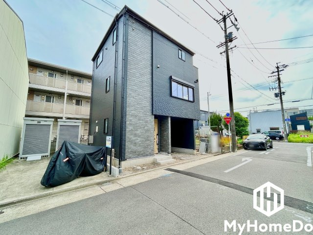 北区大杉　1期の前面道路含む現地写真|5月2日 現場写真