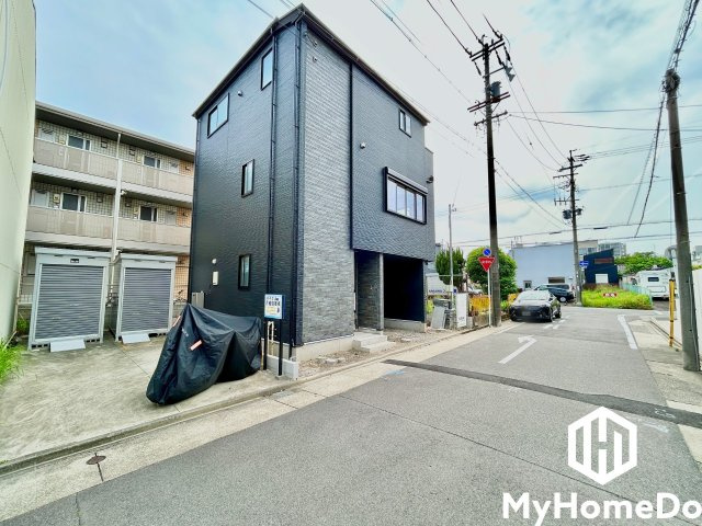 北区大杉　1期の前面道路含む現地写真|5月2日 現場写真