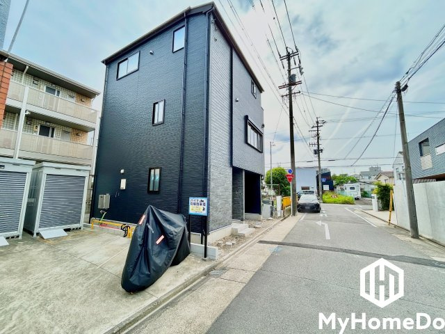 北区大杉　1期の前面道路含む現地写真|5月2日 現場写真