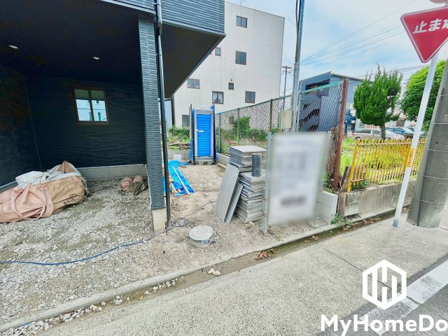 北区大杉　1期の前面道路含む現地写真|5月2日 現場写真