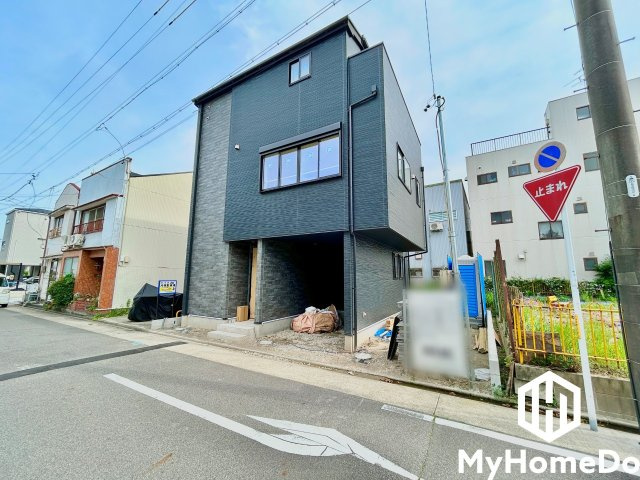 北区大杉　1期の前面道路含む現地写真|5月2日 現場写真