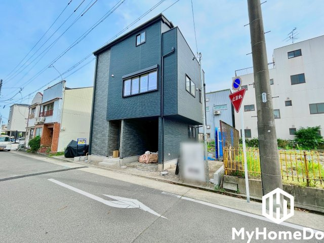 北区大杉　1期の前面道路含む現地写真|5月2日 現場写真