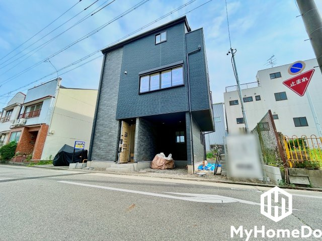 北区大杉　1期の前面道路含む現地写真|5月2日 現場写真