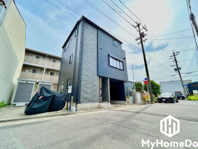 北区大杉　1期の前面道路含む現地写真|5月2日 現場写真