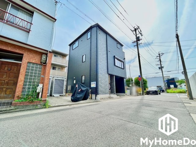 北区大杉　1期の前面道路含む現地写真|5月2日 現場写真
