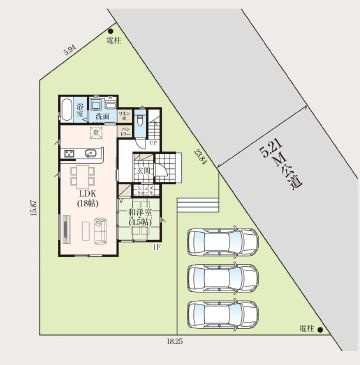 小山市駅南町5丁目　4期の区画図