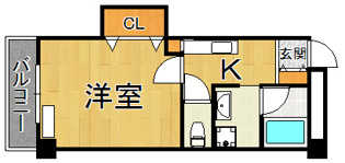 エクセル新伊丹の間取り
